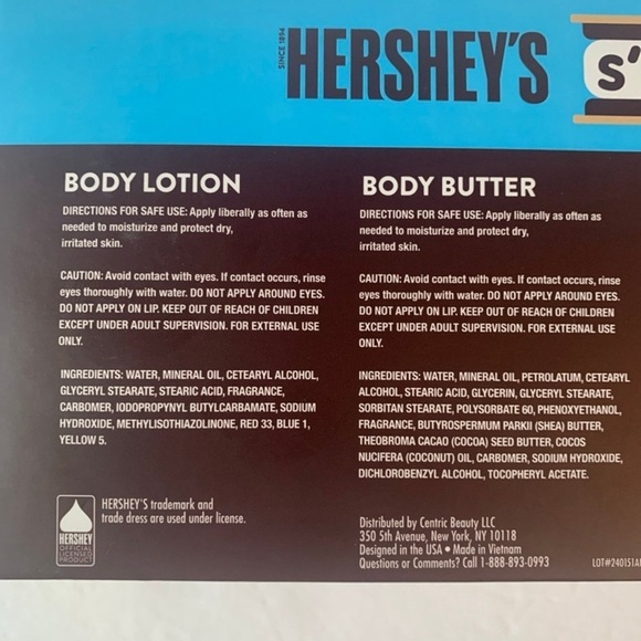 Hershey's S'mores Body Butter & Scrub Body Trio Set New - Picture 4 of 6